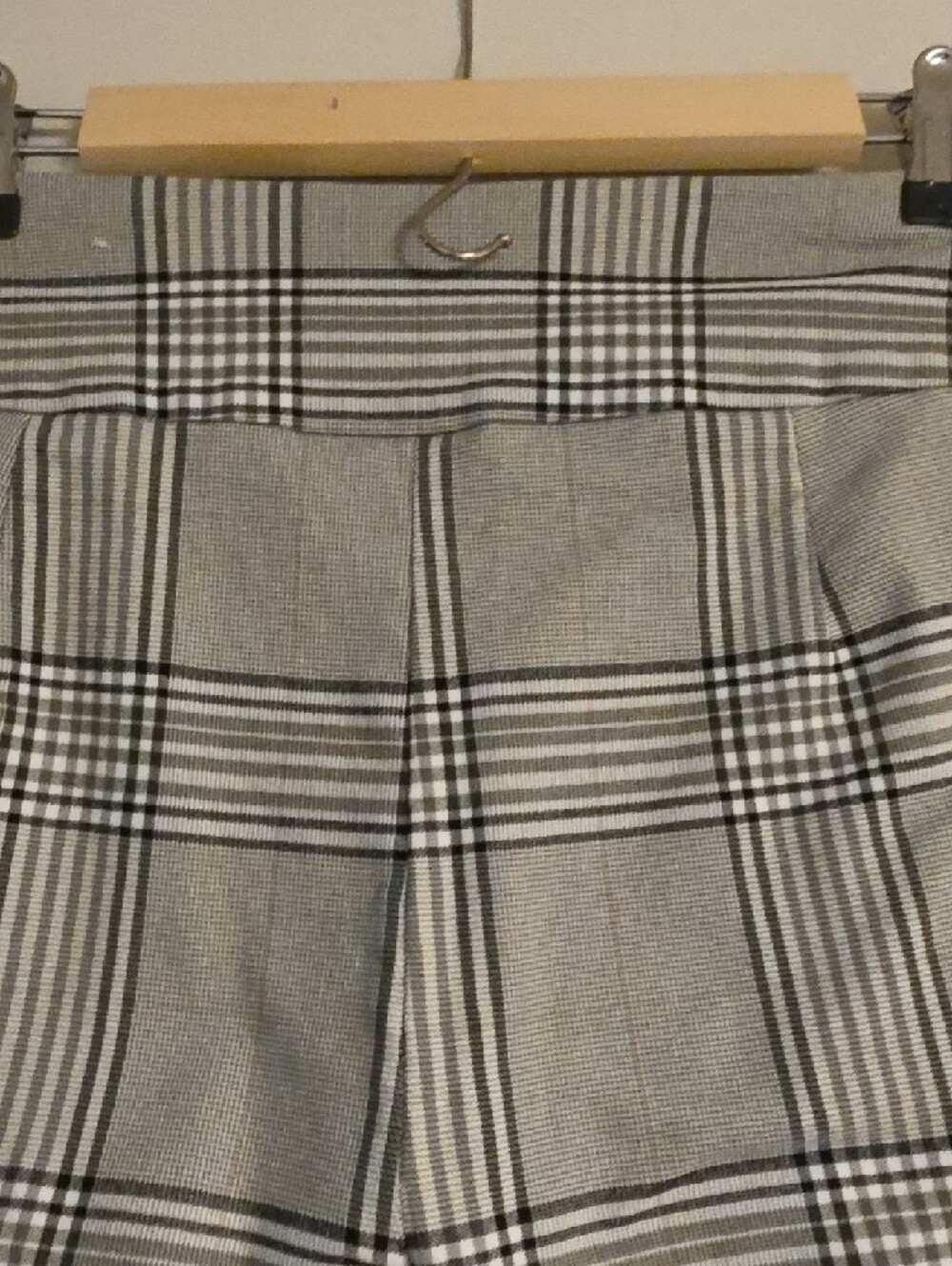 Gray Plaid Dress Pants - Picture 4 of 7